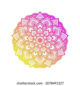 Mandala vector. Perfect for wedding invitations, coloring book, scrapbooking, packaging, greeting cards and other project.