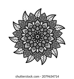 Mandala vector. Perfect for wedding invitations, coloring book, scrapbooking, packaging, greeting cards and etc.