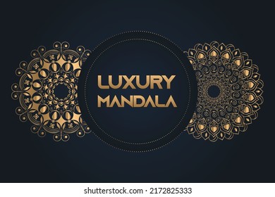 Mandala vector round ornament luxury illustration design.
Mandala round pattern. Circle frame. Template Vector. 