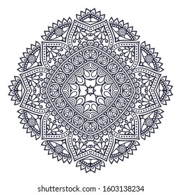 Mandala vector. Round Ornament Pattern