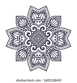 Hamsa Hand Drawn Symbol Decorative Pattern Stock Vector (Royalty Free ...