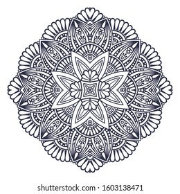 Mandala vector. Round Ornament Pattern