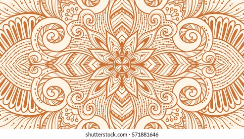 Mandala Vector tattoo. Perfect card for any kind of design, birthday and other holiday, kaleidoscope, medallion, coloring book. Yoga, india, arabic, Islam motifs. Monochrom background.