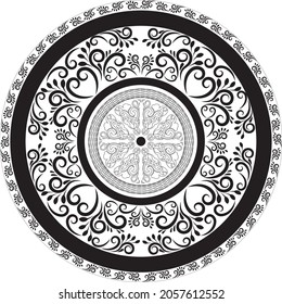 mandala vector traditional Muslim design  