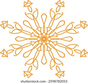 Mandala Vector Tree Lotus Flower Leaf Coloring Art Simple Design Shape Floral Oriental Outline Vintage Decorative Elements Pattern Illustration Islam Arabic Indian Turkish Mystic Religion Morals 