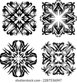 mandala vector and unique beautiful ornament for design material