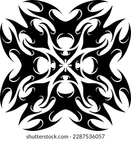mandala vector and unique beautiful ornament for design material