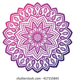 Mandala. Vintage decorative element. Ethnic round ornament. Mandala vector.