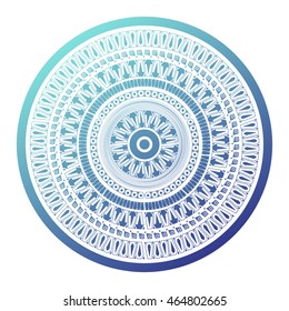 Mandala. Vintage decorative element. Oriental pattern, vector illustration.