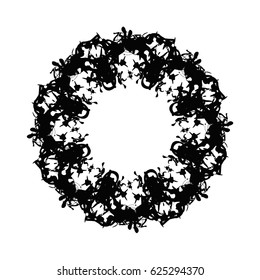  Mandala. Vintage decorative element. Oriental pattern, vector illustration. Islam, Arabic, Indian, moroccan,spain, turkish, pakistan, chinese, mystic, ottoman motifs. Coloring book page