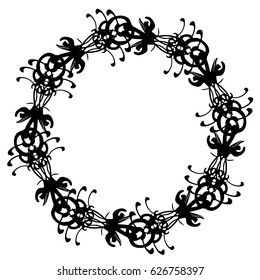  Mandala. Vintage decorative element. Oriental pattern, vector illustration. Islam, Arabic, Indian, moroccan,spain, turkish, pakistan, chinese, mystic, ottoman motifs. Coloring book page