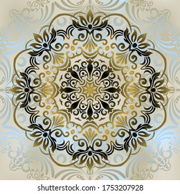 Mandala. Vintage decorative element. Vector. 