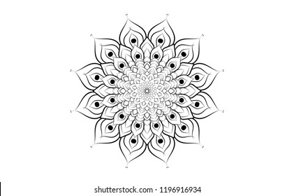 Mandala. Vintage decorative elements.