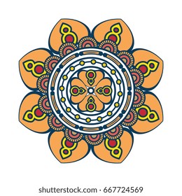 Mandala Vintage Decorative Elements Stock Vector (Royalty Free ...