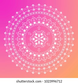 Mandala. Vintage decorative elements. geometric background. Islam, Arabic, Indian, ottoman motifs.