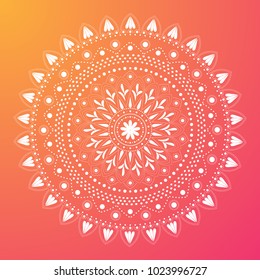 Mandala. Vintage decorative elements. geometric background. Islam, Arabic, Indian, ottoman motifs.