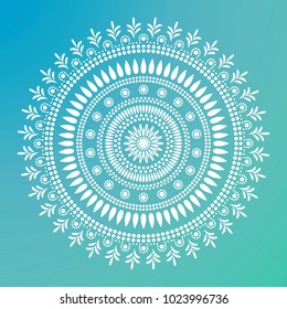 Mandala. Vintage decorative elements. geometric background. Islam, Arabic, Indian, ottoman motifs.