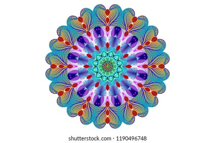 Mandala. Vintage decorative elements. Hand drawn background. Islam, Arabic, Indian, ottoman motifs.