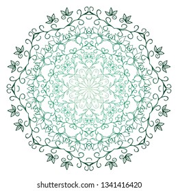 Mandala. Vintage decorative elements. Hand drawn background. Islam, Arabic, Indian, ottoman motifs
