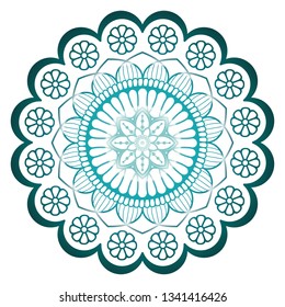 Mandala. Vintage decorative elements. Hand drawn background. Islam, Arabic, Indian, ottoman motifs