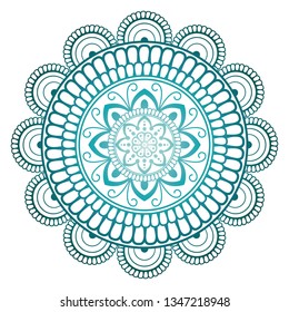 Mandala. Vintage decorative elements. Hand drawn background. Islam, Arabic, Indian, ottoman motifs