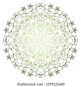 Mandala. Vintage decorative elements. Hand drawn background. Islam, Arabic, Indian, ottoman motifs
