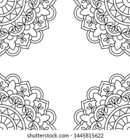 Mandala Vintage decorative elements. Hand drawn background. Islam, Arabic, Indian, ottoman motifs. Perfect for printing on fabric or paper.