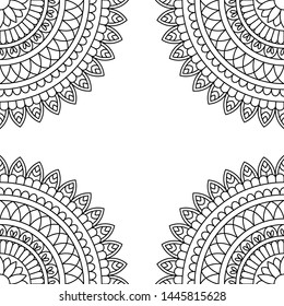 Mandala Vintage decorative elements. Hand drawn background. Islam, Arabic, Indian, ottoman motifs. Perfect for printing on fabric or paper.