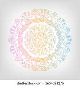 Mandala. Vintage decorative elements. Hand drawn background.