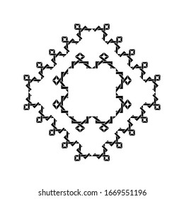 Mandala. Elementos decorativos de época. Antecedentes dibujados a mano. Motivos islámicos, árabes, indios, otomanos, Conjunto de marcos elegantes de Mandala circular