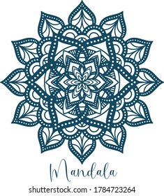 Mandala. Vintage decorative elements. Hand drawn background. Islam, Arabic. laser cut