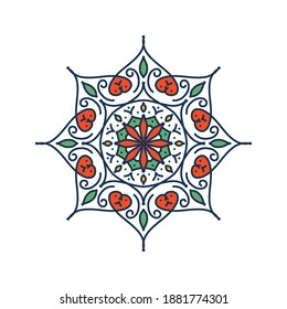 Mandala. Vintage decorative elements. Hand drawn background