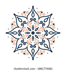 Mandala. Vintage decorative elements. Hand drawn background