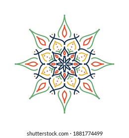 Mandala. Vintage decorative elements. Hand drawn background