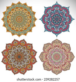 Mandala. Vintage decorative elements. Hand drawn background. Islam, Arabic, Indian, ottoman motifs. 