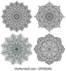 Mandala. Vintage decorative elements. Hand drawn background. Islam, Arabic, Indian, ottoman motifs. 