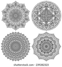 Mandala. Vintage decorative elements. Hand drawn background. Islam, Arabic, Indian, ottoman motifs. 