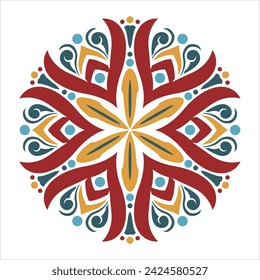 Mandala. Vintage decorative elements. Hand drawn background. Islam, Arabic, Indian, ottoman motif.