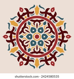 Mandala. Vintage decorative elements. Hand drawn background. Islam, Arabic, Indian, ottoman motif.