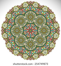 Mandala. Vintage decorative elements. Hand drawn background. Islam, Arabic, Indian, ottoman motifs. 