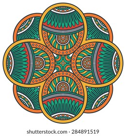 Mandala. Vintage decorative elements. Hand drawn background. Islam, Arabic, Indian, ottoman motifs.