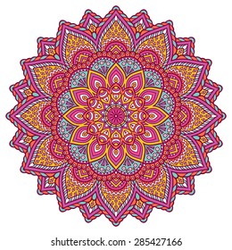 Mandala. Vintage decorative elements. Hand drawn background. Islam, Arabic, Indian, ottoman motifs.