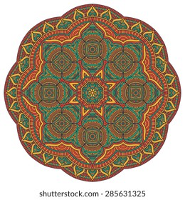 Mandala. Vintage decorative elements. Hand drawn background. Islam, Arabic, Indian, ottoman motifs.
