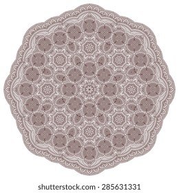 Mandala. Vintage decorative elements. Hand drawn background. Islam, Arabic, Indian, ottoman motifs.