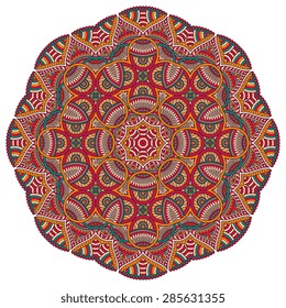 Mandala. Vintage decorative elements. Hand drawn background. Islam, Arabic, Indian, ottoman motifs.