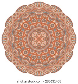 Mandala. Vintage decorative elements. Hand drawn background. Islam, Arabic, Indian, ottoman motifs.