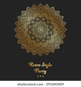 Mandala. Vintage decorative elements. Hand drawn background. Islam, Arabic, Indian, ottoman motifs.