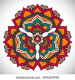 Mandala. Vintage decorative elements. Hand drawn background. Islam, Arabic, Indian, ottoman motifs.