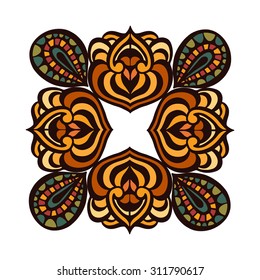 Mandala. Vintage decorative elements. Hand drawn background. Islam, Arabic, Indian, ottoman motifs.