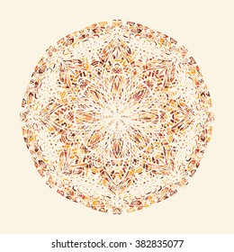 Mandala. Vintage decorative elements. Hand drawn background. Islam, Arabic, Indian, ottoman motifs.